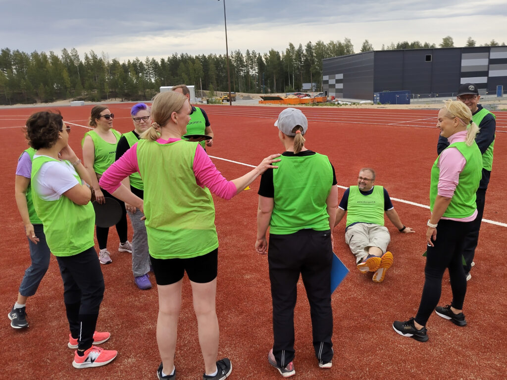 rentoa yhdessä oloa liikunnan jälkeen